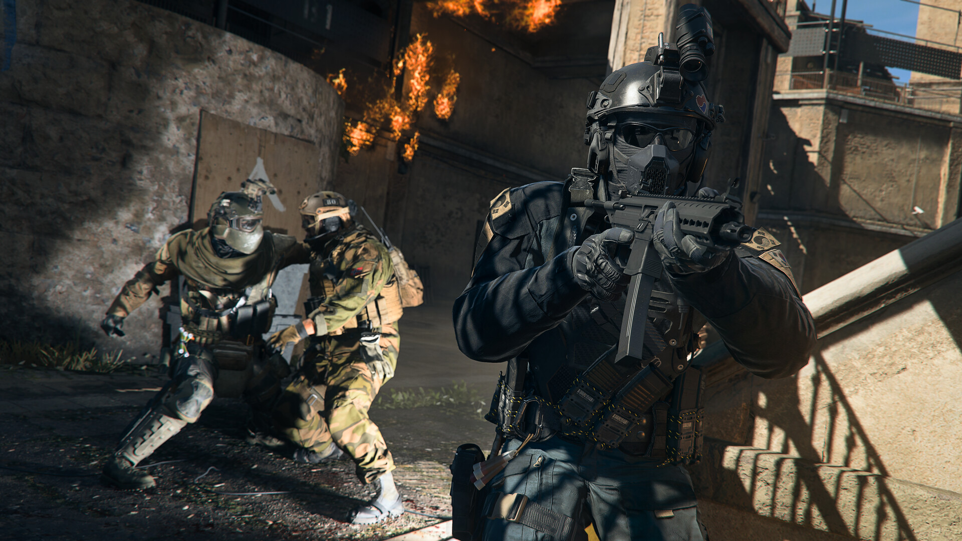 Modern Warfare Combat Scene